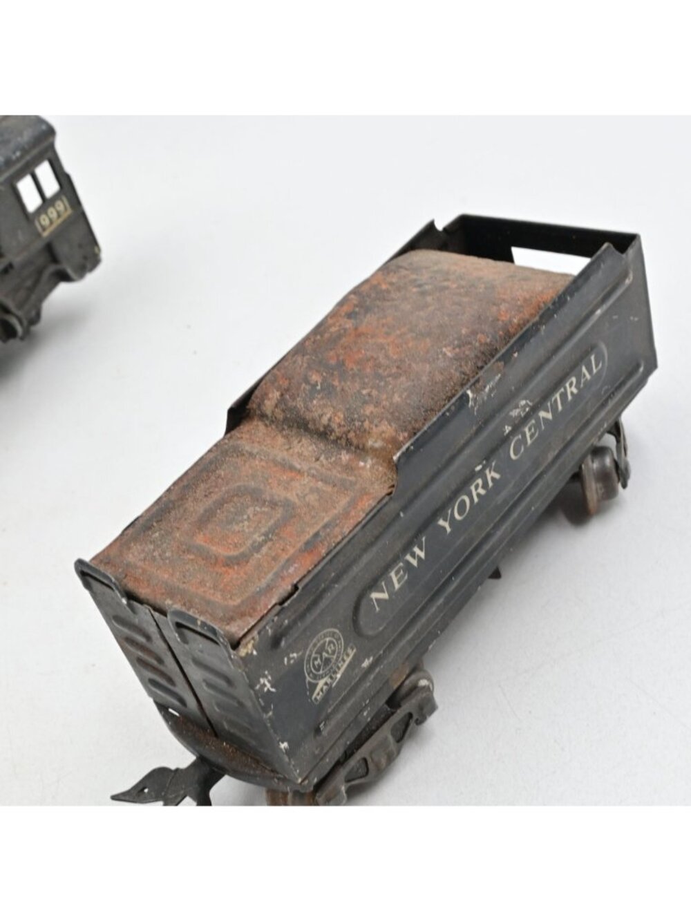 Marx 999 O Gauge Steam Locomotive Engine & New York Central Tender Untested - Picture 3 of 8